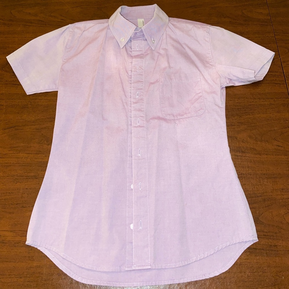 American Apparel women’s button-up short sleeved shirts XXS